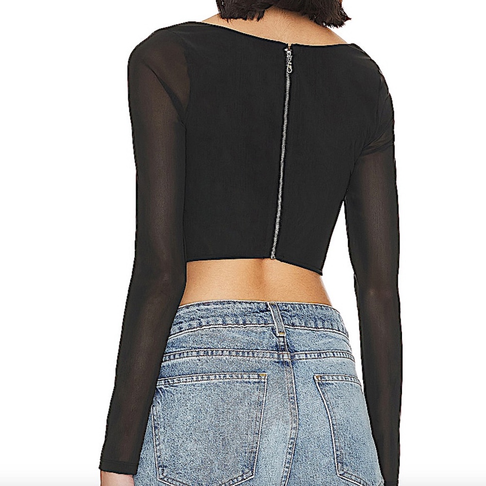 Maude Atlas Mesh Corset Top Miaou - Picture 4 of 14